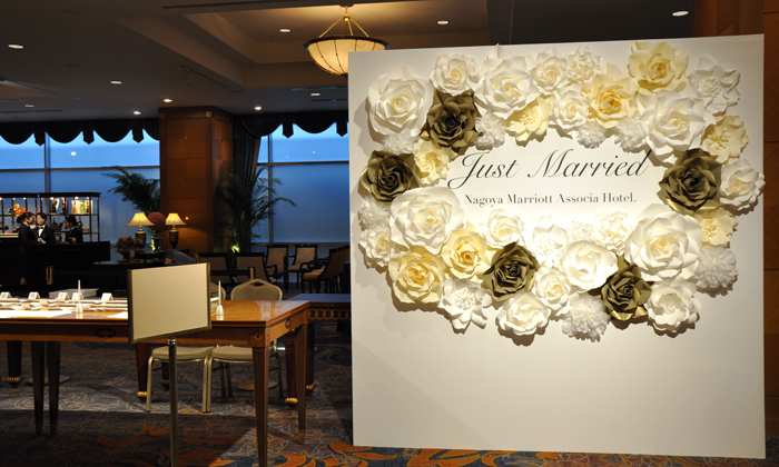 名古屋マリオットアソシアホテルブライダルフォトブースやまもとえみこ作品