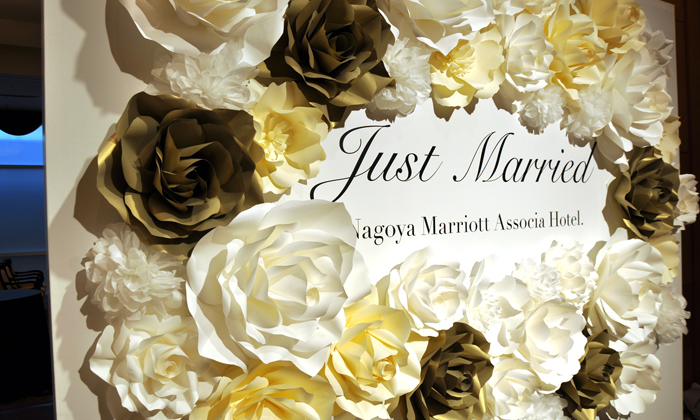 名古屋マリオットアソシアホテルブライダルフォトブースやまもとえみこ作品