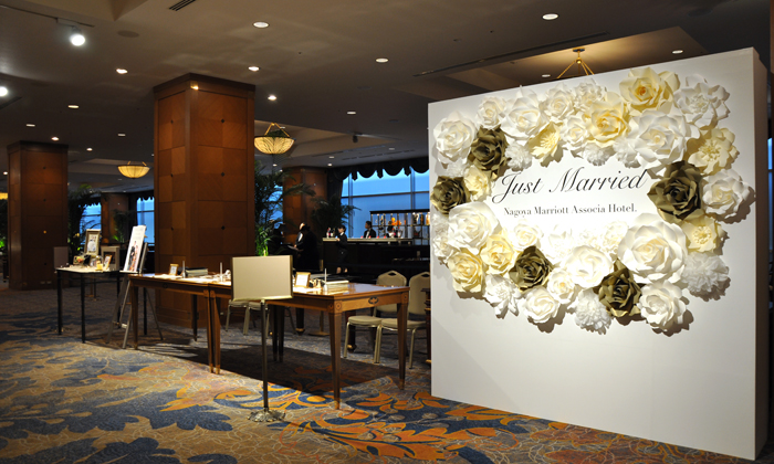 名古屋マリオットアソシアホテルブライダルフォトブースやまもとえみこ作品