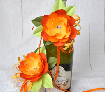 ペーパーデコレーション体験会作品