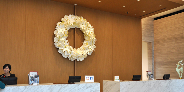 クリスマスリースやまもとえみこ作品