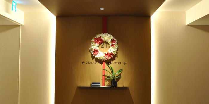 クリスマスリースやまもとえみこ作品