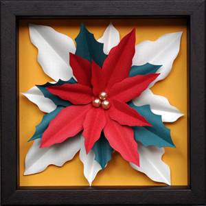 クリスマスのフレーム作品